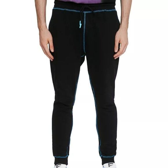 ELEVEN PARIS Men's Regular-Fit Exposed Seam Fleece Joggers - Picture 1 of 2